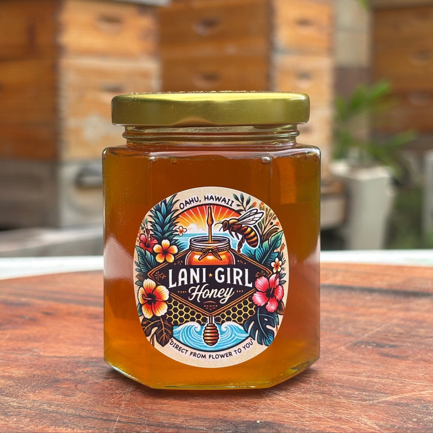 Coral Berry Raw Hawaiian Honey - 6oz Jar