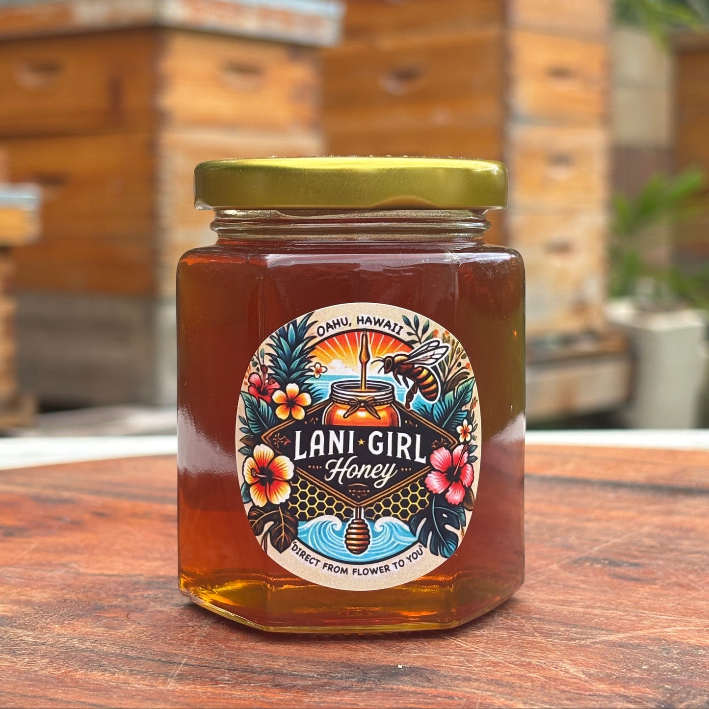 Raw Hawaiian Honey Tropical Wildflower - 6oz Jar